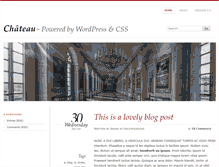 Tablet Screenshot of chateau-theme.com